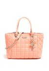 Guess Kamina Large Quilted Shopper Bag, Coral