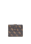 Guess Tyren SLG Mini Button Close Purse, Brown and Black