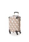 Guess Wilder Travel 4 Wheel Spinner Suitcase, White Multi