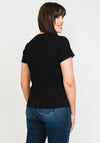 Guess Distressed Logo Graphic T-Shirt, Black