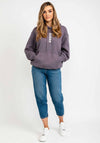 Guess Alisha Hooded Sweatshirt, Purple