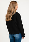 Guess Womens Active Sporty Sweater, Black