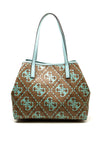 Guess Vikky Large Logo Medium Tote, Ice Blue