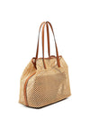 Guess Vikky Woven Shopper Bag, Cognac