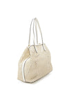 Guess Vikky Woven Shopper Bag, Ivory