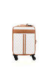 Guess Kasinta Travel Suitcase, White & Caramel