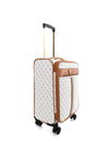 Guess Kasinta Travel Suitcase, White & Caramel