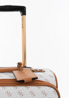 Guess Kasinta Travel Suitcase, White & Caramel