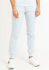 Guess Womens Side Logo Joggers, Ice Blue