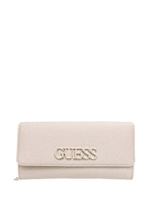 Guess Uptown Chic SLG Large Zip Around Wallet, Stone