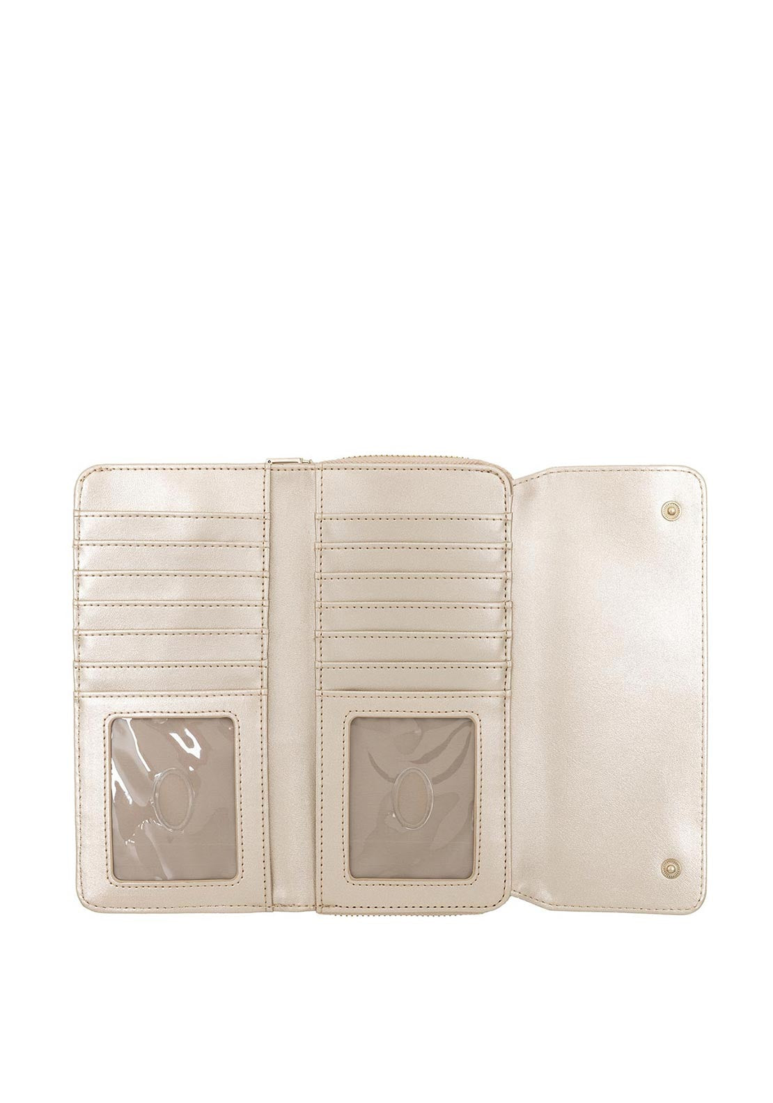 Guess Uptown Chic SLG Large Zip Around Wallet, Stone
