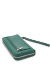 Guess Eco Brenton Maxi Zip Around Wallet, Forest