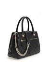 Guess La Femme Debossed Logo Shoulder Bag, Black