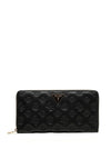 Guess La Femme Large Zip Around Wallet, Black