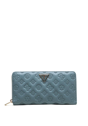 Guess La Femme Large Zip Around Wallet, Slate