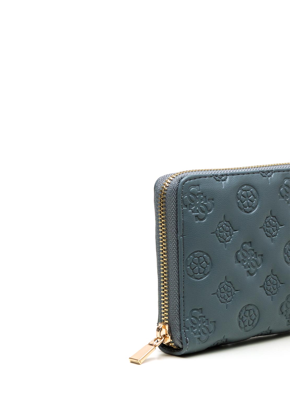 Guess La Femme Large Zip Around Wallet, Slate