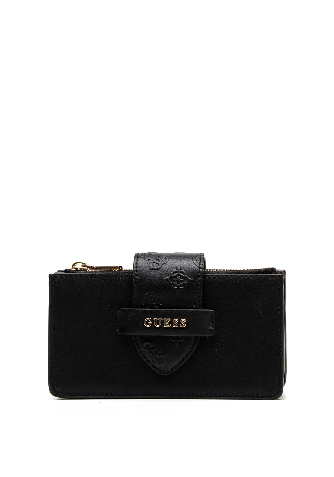 Guess Debossed Wallet, Black