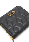 Guess Elenia Small Zip Around Wallet, Black
