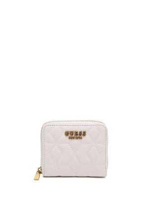 Guess Elenia Small Zip Around Wallet, Stone