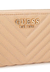 Guess Keillah Large Zip Wallet, Beige