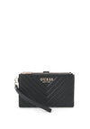Guess Keillah Double Zip Around Wallet, Black