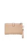 Guess Keillah Quilted Double Zip Around Wallet, Beige