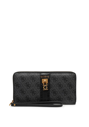 Guess Ginevra Logo Organizing Maxi Wallet, Coal