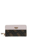 Guess Berta Logo Organiser Maxi Wallet, Brown