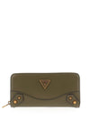Guess Amantea Zip Around Wallet, Olive