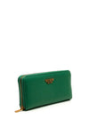 Guess Zed Large Zip Around Wristlet Wallet, Forest