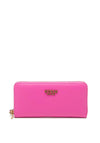 Guess Zed Large Zip Around Wristlet Wallet, Fuchsia