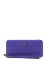 Guess Zed Large Zip Around Wristlet Wallet, Violet