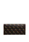 Guess Izzy 4G Logo Wallet, Brown & Merlot
