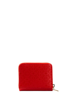 Guess Astrid Logo Print Purse, Red
