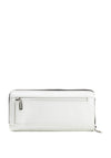 Guess Narita Large Zip Around Wristlet Purse, White Multi