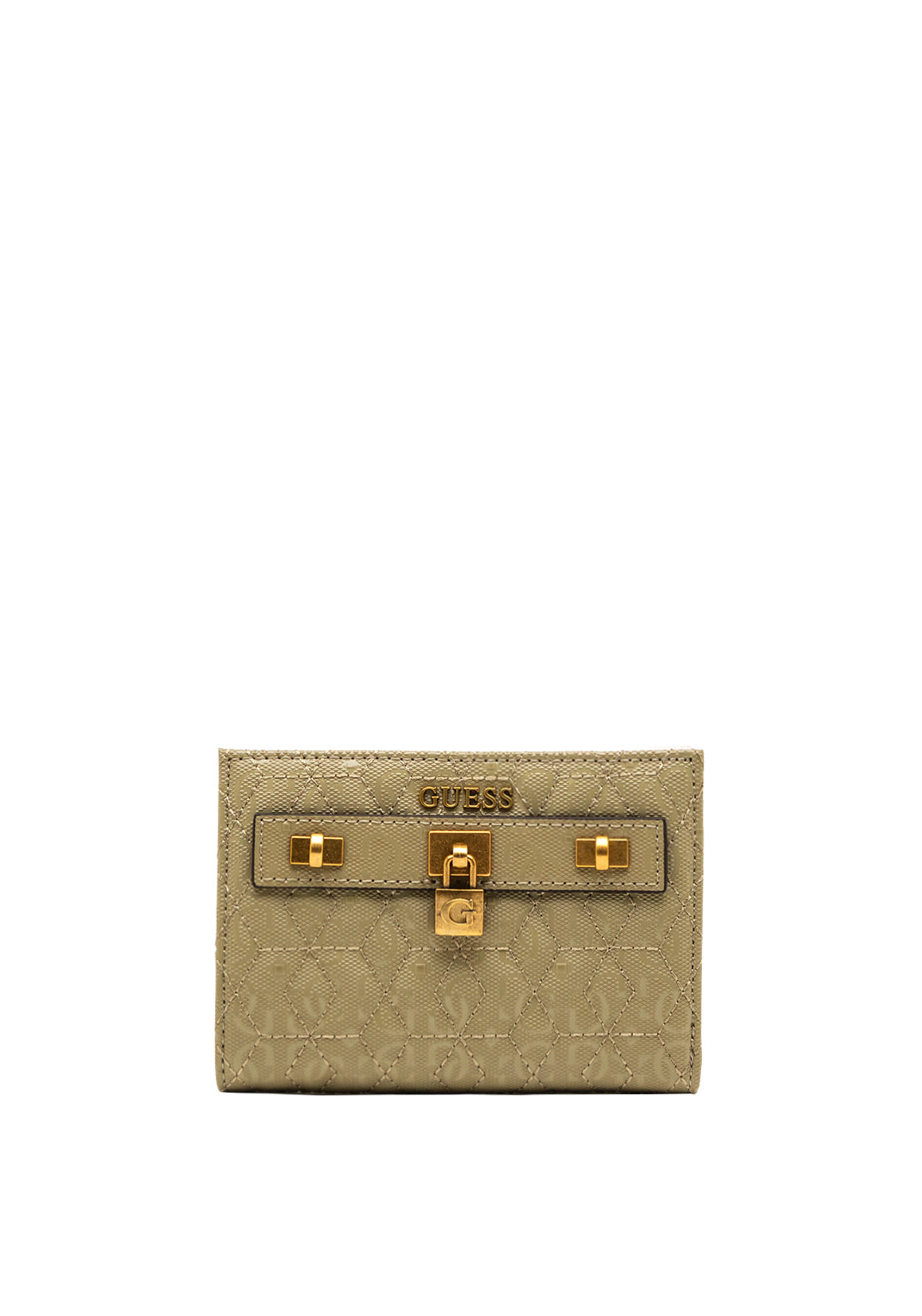 Guess Isidora Small Fold Over Wallet, Sage