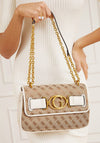 Guess Aileen 4g Logo Crossbody Bag, Ivory