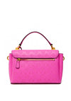 Guess Zanelle 4G Peony Embossed Shoulder Bag, Vivid Rose