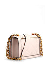 Guess Abey Quilted Finish Crossbody Bag, Shell