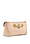 Guess Izzy Top Zip Shoulder Bag, Light Rum