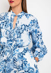 Guess Womens Zaren Playsuit, White & Blue