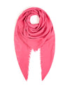 Guess Womens Logo Lettering Scarf, Magenta