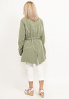 Guess Womens Parka Long Jacket, Green