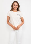 Guess Womens Marine T-Shirt, Cream