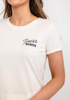 Guess Womens Marine T-Shirt, Cream