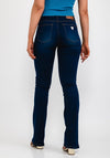 Guess Womens Bootcut Jeans, Dark Blue Denim