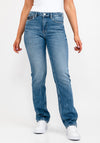 Guess Womens 1981 Straight Jeans, Light Blue