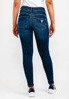 Guess Womens Shape Up Skinny Jeans, Medium Blue