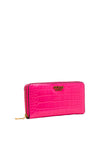 Guess Laurel SLG Zip Around Wallet, Magenta