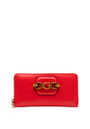 Guess Hensley Large Zip Around Purse, Roman Red